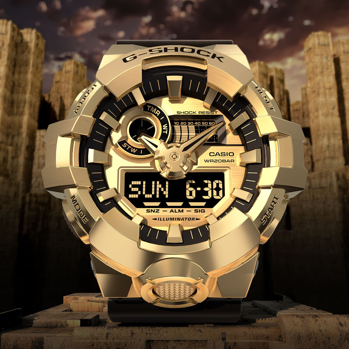 CASIO G-SHOCK Mod. G-STEEL BOLD GOLD GM-700G-9AER