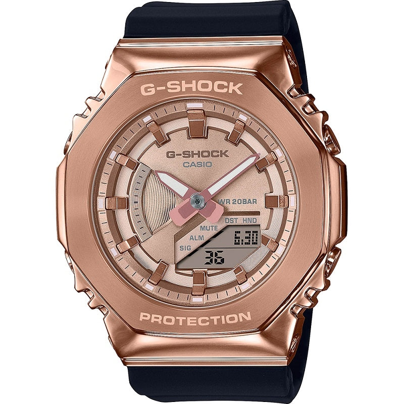CASIO G-SHOCK Mod. OAK METAL COVERED COMPACT - PINK GOLD SERIE GM-S2100PG-1A4ER