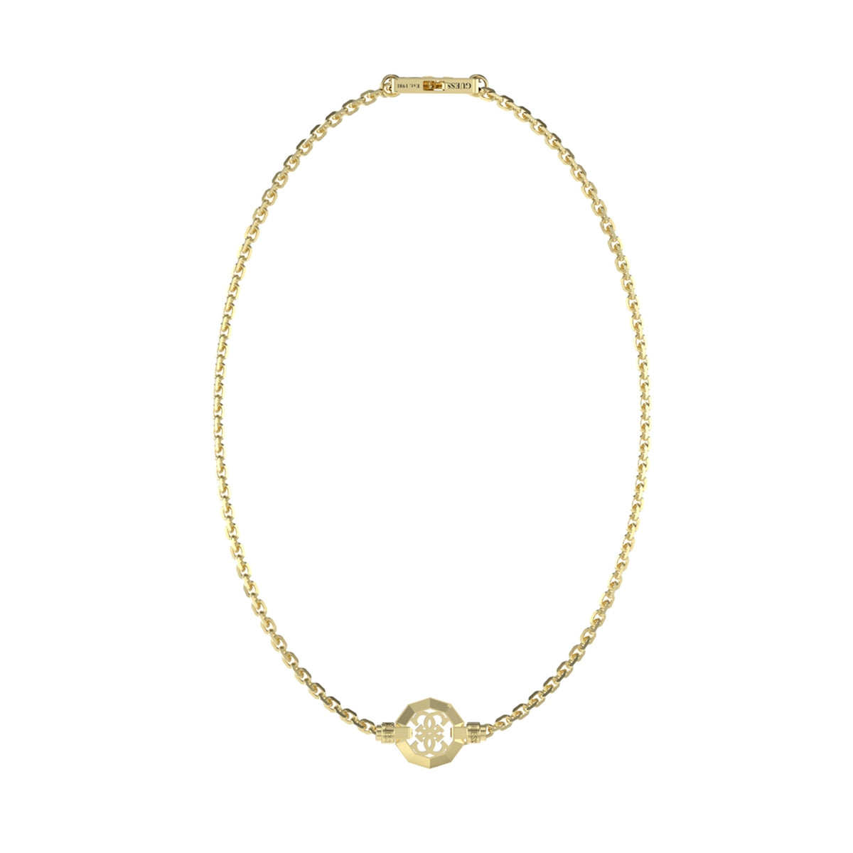 GUESS JEWELS JEWELRY Mod. JUMN04423JWYGT-U gold necklace featuring a stylish charm