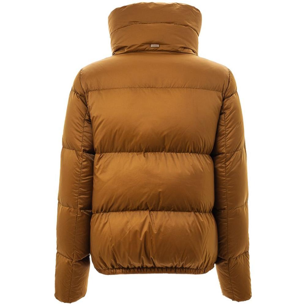 Herno Yellow Polyamide Jackets & Coat HE-7483669-IT42|M