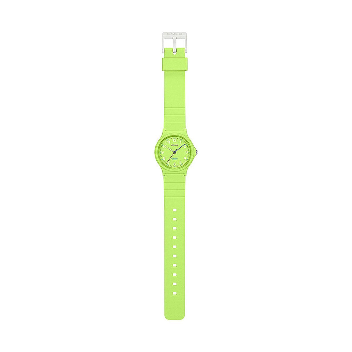 CASIO TIMELESS COLLECTION Mod. POP - BIO RESIN STRAP - LEMON GREEN LQ-24B-3BEF