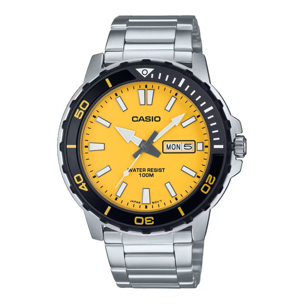 CASIO SPORT Mod. DIVER 100M - YELLOW MTD-125D-9AVDF