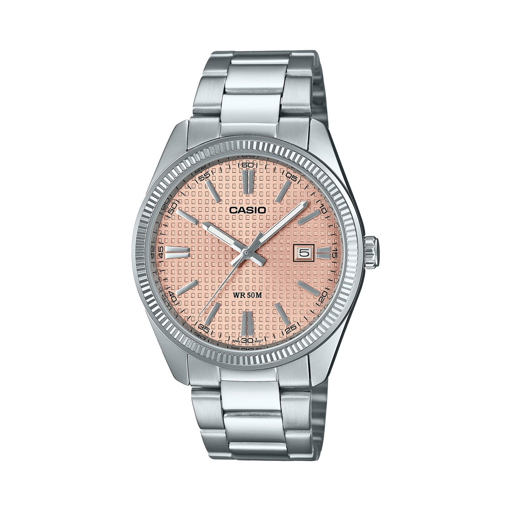 CASIO COLLECTION Mod. DATE - GOLF BALL DIAL - ANTIQUE PINK MTP-1302PE-4AVEF