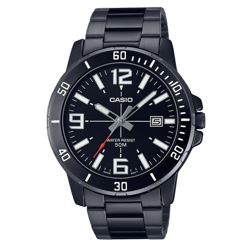 CASIO SPORT COLLECTION Mod. DIVER 50M - FULL BLACK MTP-VD01B-1BVUDF