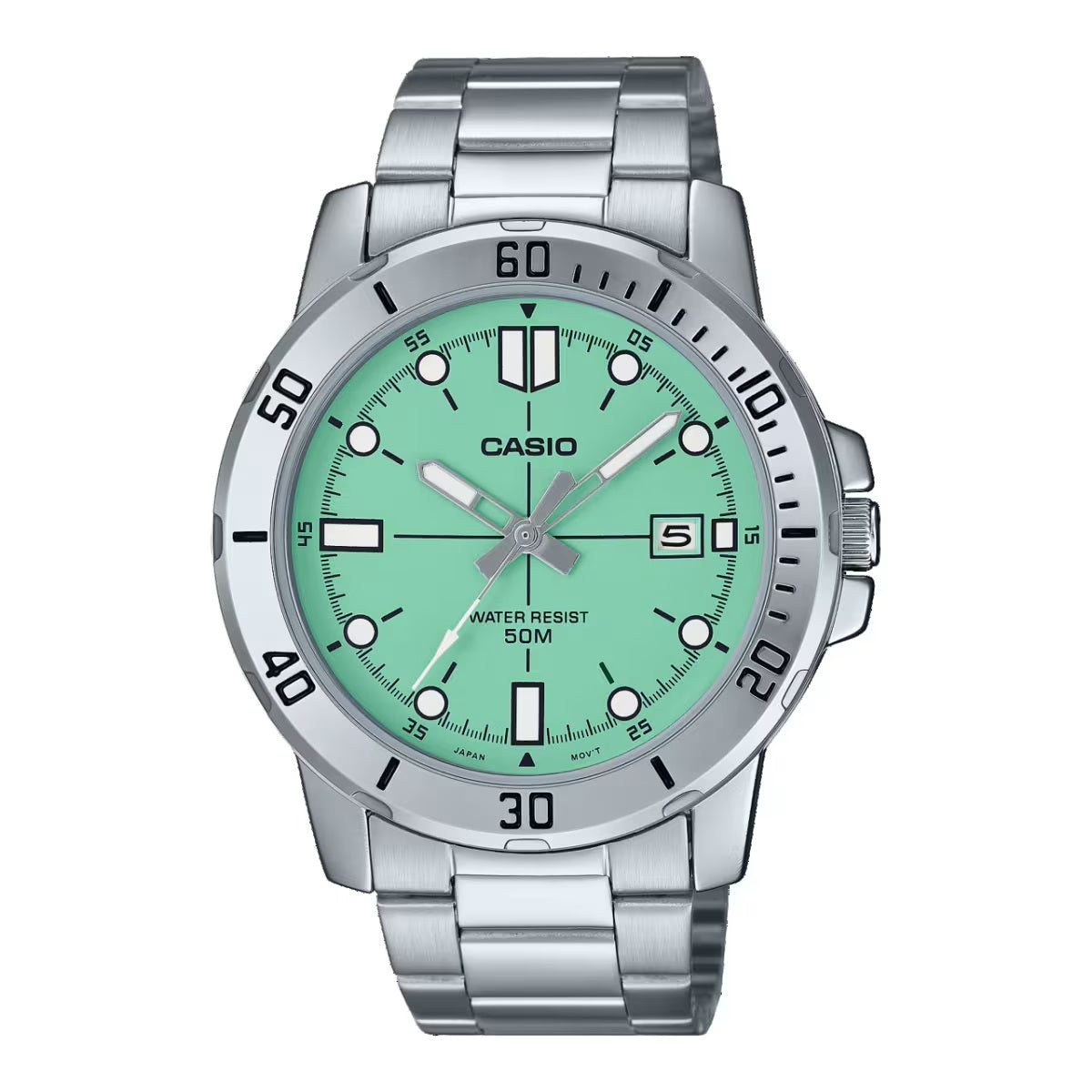 CASIO SPORT COLLECTION Mod. DIVER 50M - AQUA GREEN MTP-VD01D-3E1VUDF