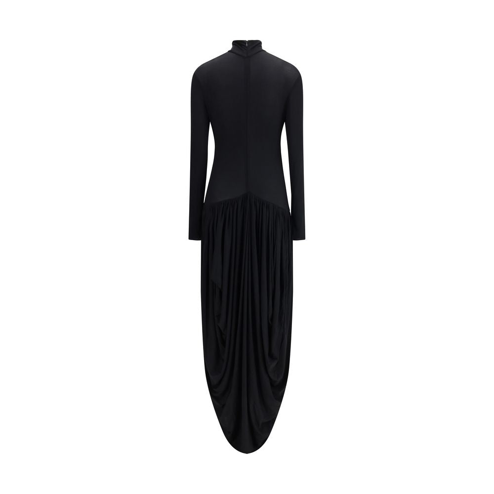 Magda Butrym Long turtleneck Dress MA-285925BLACK-IT36 | XS