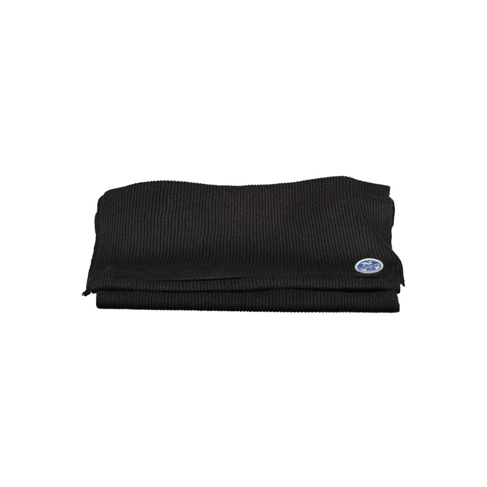 North Sails Black Cotton Scarf NO-23392