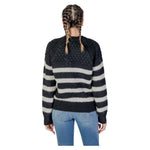Only Black And White Recycled Polyester Sweater ON-15852202438-IT42|M