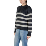 Only Black And White Recycled Polyester Sweater ON-15852202438-IT42|M