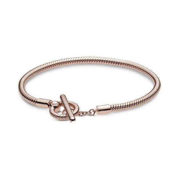 PANDORA JEWELS Mod. MOMENTS T-BAR SNAKE CHAIN - Size 17 ***SPECIAL PRICE****
