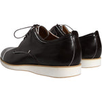Pollini Black White Leather Lace Up Men Dress Formal Shoes MV4436-41