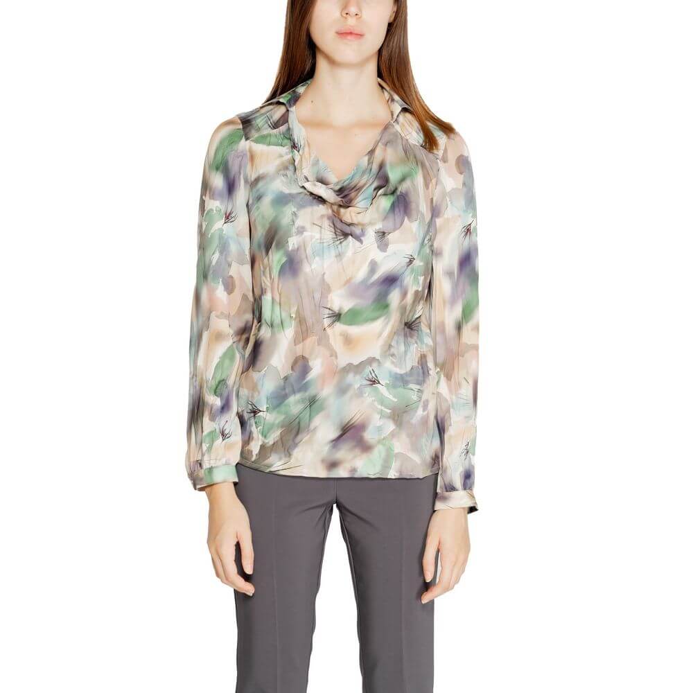 Rinascimento Green Polyester Blouse