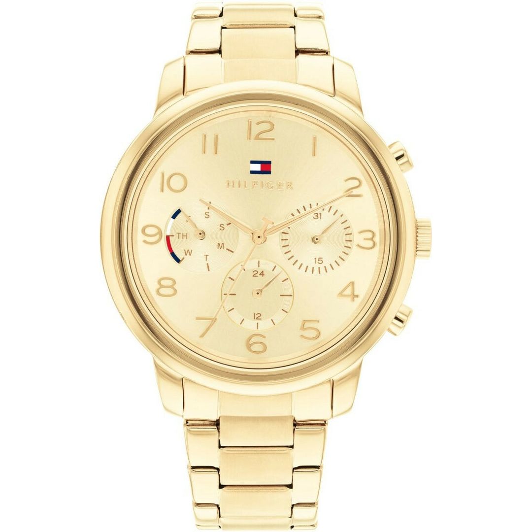 TOMMY HILFIGER Mod. 1782525 quartz analog ladies watch with 38mm case and 5 ATM water resistance, mineral dial in official packaging.