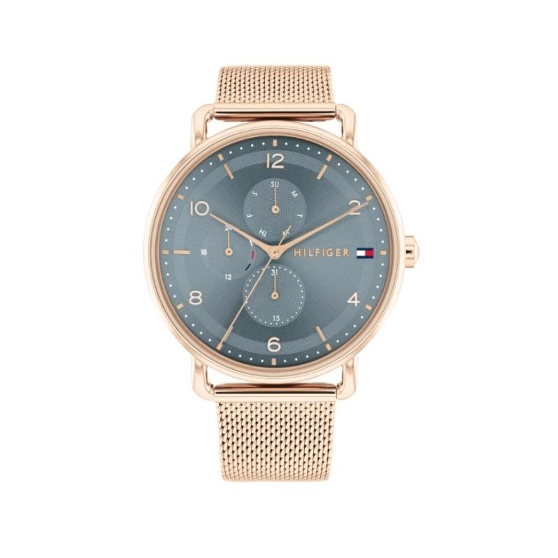 TOMMY HILFIGER Mod. 1782664 ladies quartz analog watch, 40mm case, mineral dial, water resistant 3 ATM, in official box packaging.
