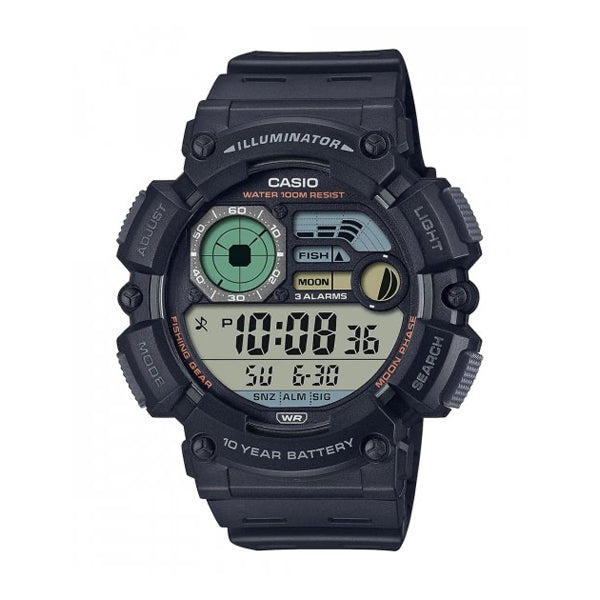 CASIO SPORT Mod. ILLUMINATOR 10 YEARS BATTERY - BLACK WS-1500H-1AVEF