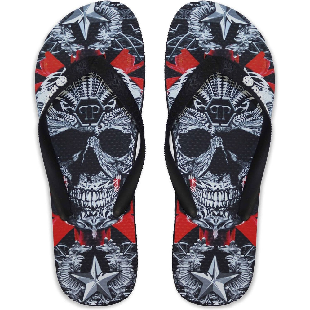 Philipp Plein Infradito e Ciabatte BRD_90099_BLACK-MULTI:378441