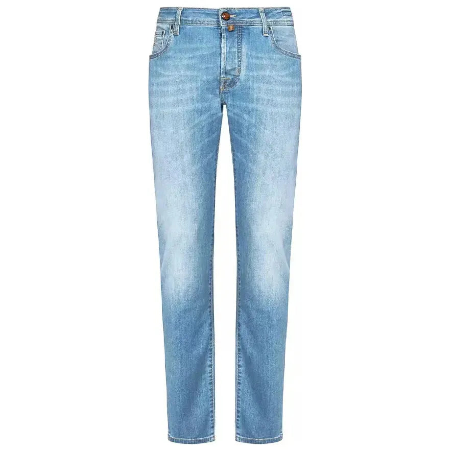 Light Blue Cotton Jeans & Pant JACO-10732-IT38 | XS