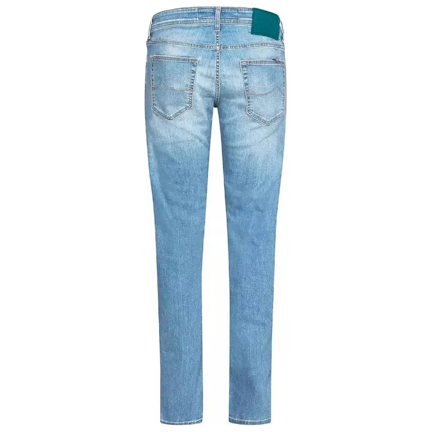 Light Blue Cotton Jeans & Pant JACO-10732-IT38 | XS