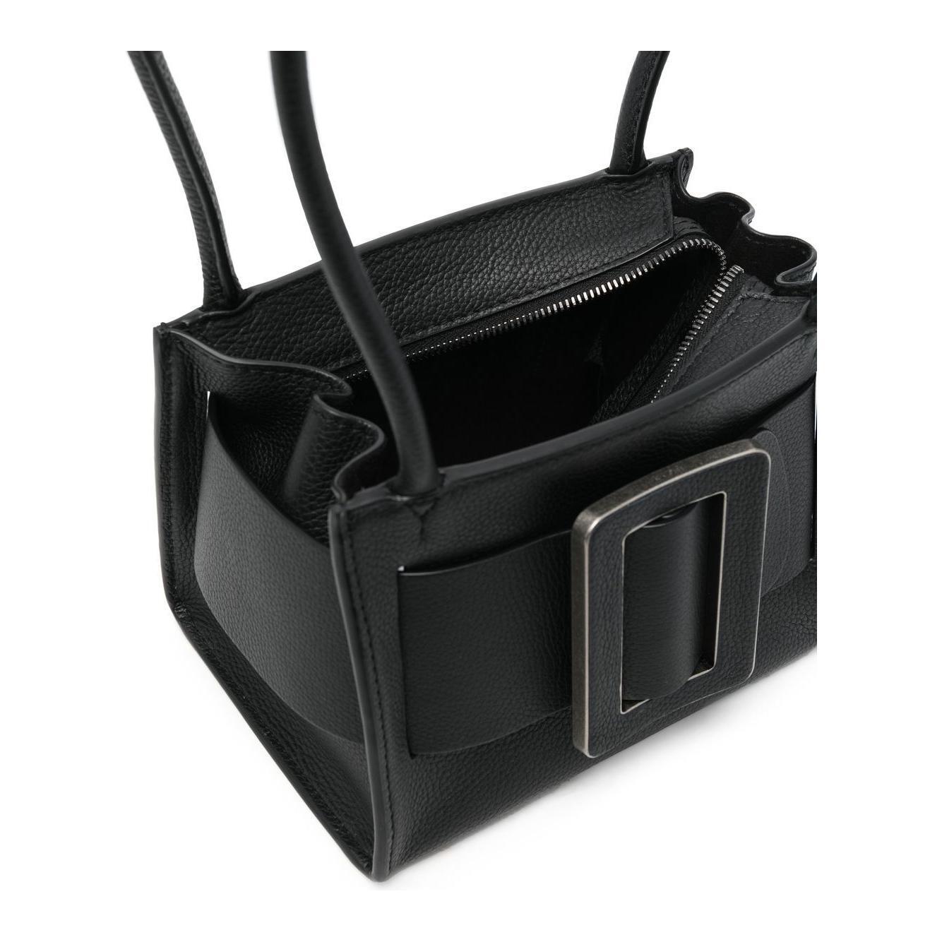 Boyy Bobby 18 Leather Shoulder Bag BOBBY18SOFTCS/CSDBLACK