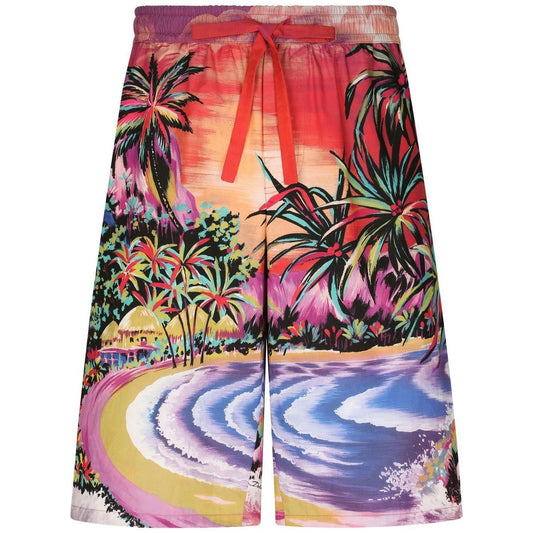 Dolce & Gabbana graphic-print bermuda shorts GV37ATHH5C5HF4HF