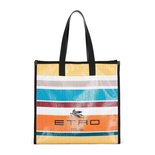 Etro stripe-print tote bag 1N80586738000