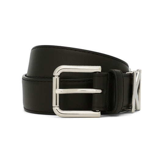 Dolce & Gabbana logo-lettering Leather Belt