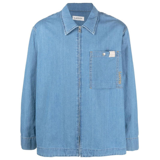 Lanvin Shirts Clear Blue RMSI0004D05722
