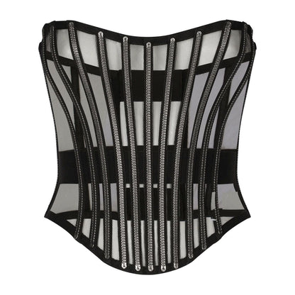 Dolce & Gabbana Tulle corset belt with boning Belts