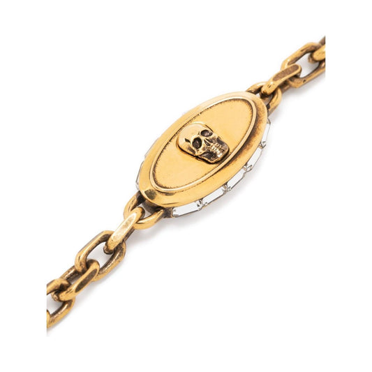 Alexander McQueen skull-detail chain-link bracelet 746677J160Z1116