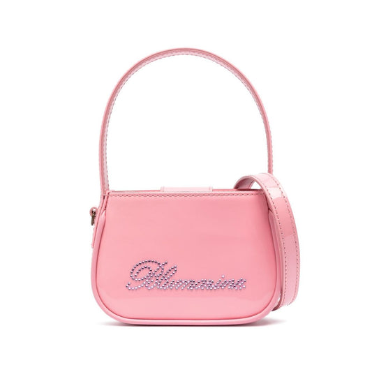 Blumarine crystal-embellished logo tote bag 4W001AN0729
