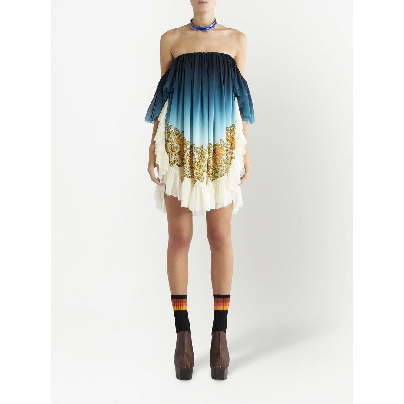 Etro Dresses Blue 1258943660250