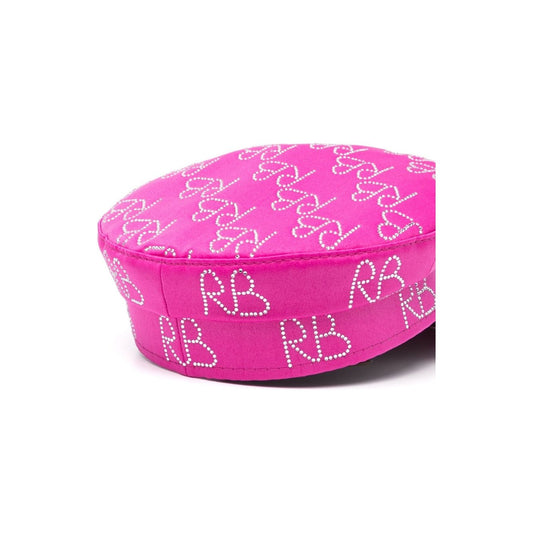 Ruslan Baginskiy crystal-embellished Baker Boy Hat KPCDMDPTRBAKERBOYPINK