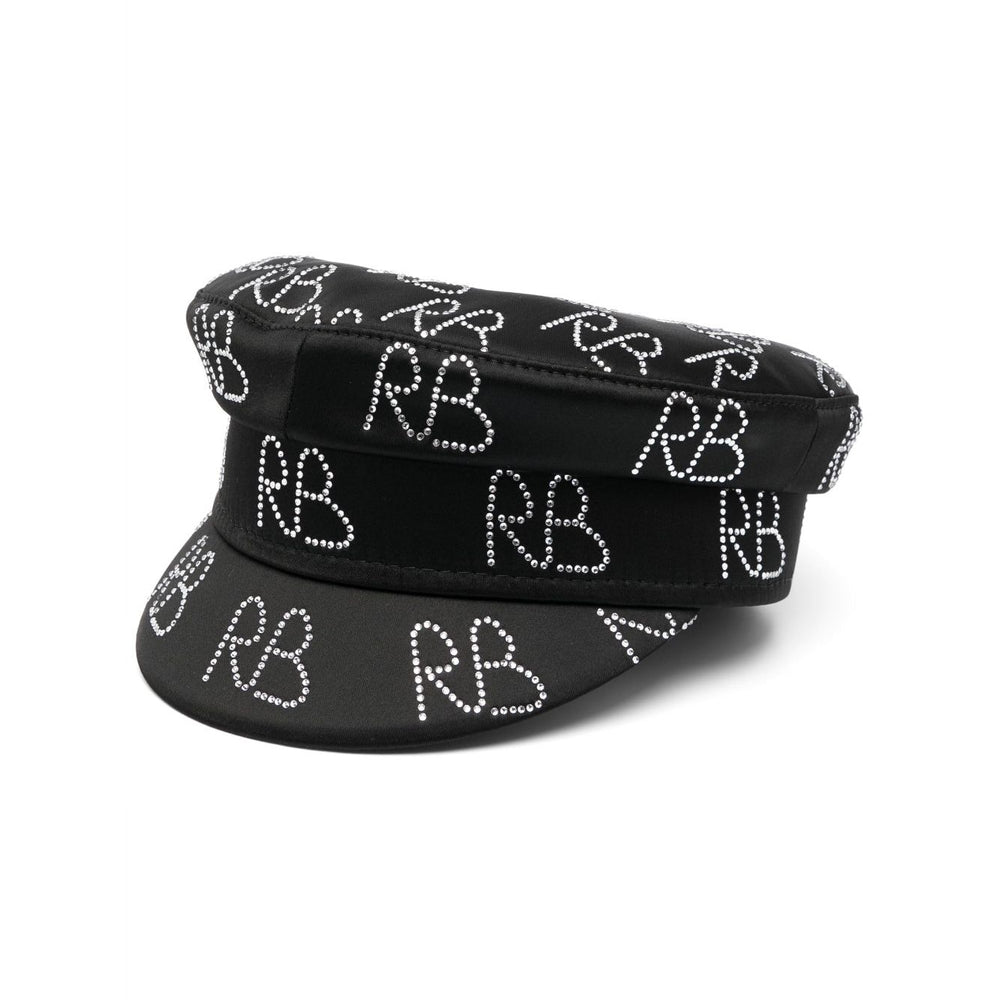 Ruslan Baginskiy crystal-embellished Baker Boy Hat KPCDMDPTRBAKERBOYBLACK