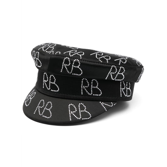 Ruslan Baginskiy crystal-embellished Baker Boy Hat KPCDMDPTRBAKERBOYBLACK