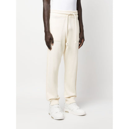 Off White Diag-stripe knitted track pants Trousers