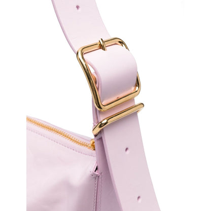 Jil Sander medium crinkled leather shoulder bag