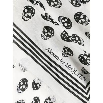 Alexander McQueen Skull wool scarf Scarves Hats & Gloves