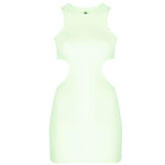 REINA OLGA Dresses Green FLIDRESSSOLIDNEONGREEN