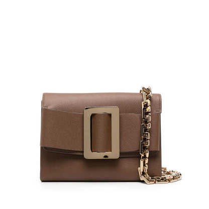 Boyy Buckle Travel Case Epsom Leather Handbag Clutches