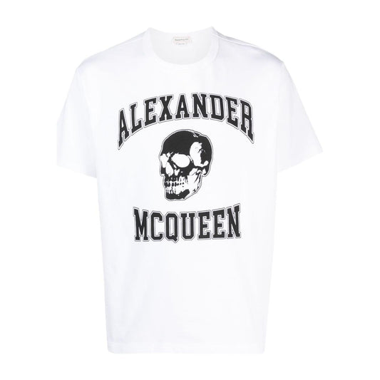 Alexander Mcqueen logo print cotton T-shirt 759442QVZ290910-AI23