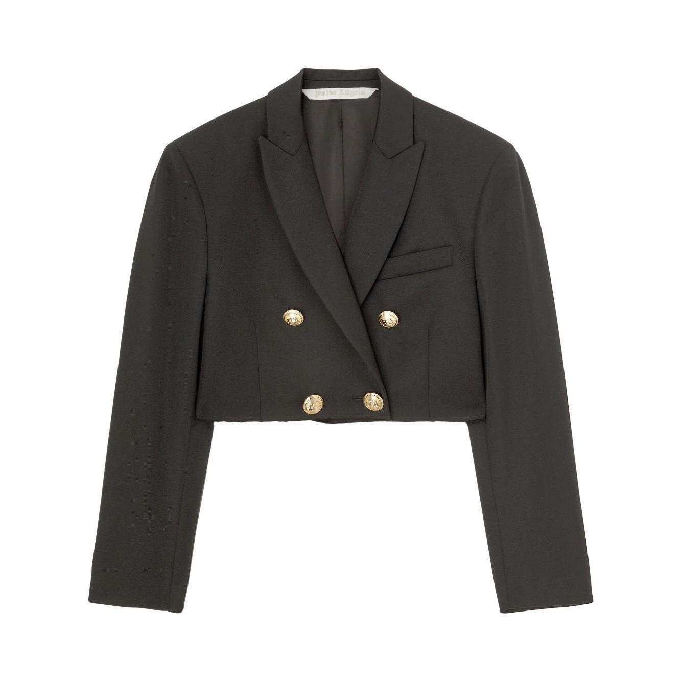 Palm Angels Jackets Black PWEN032E23FAB0011076