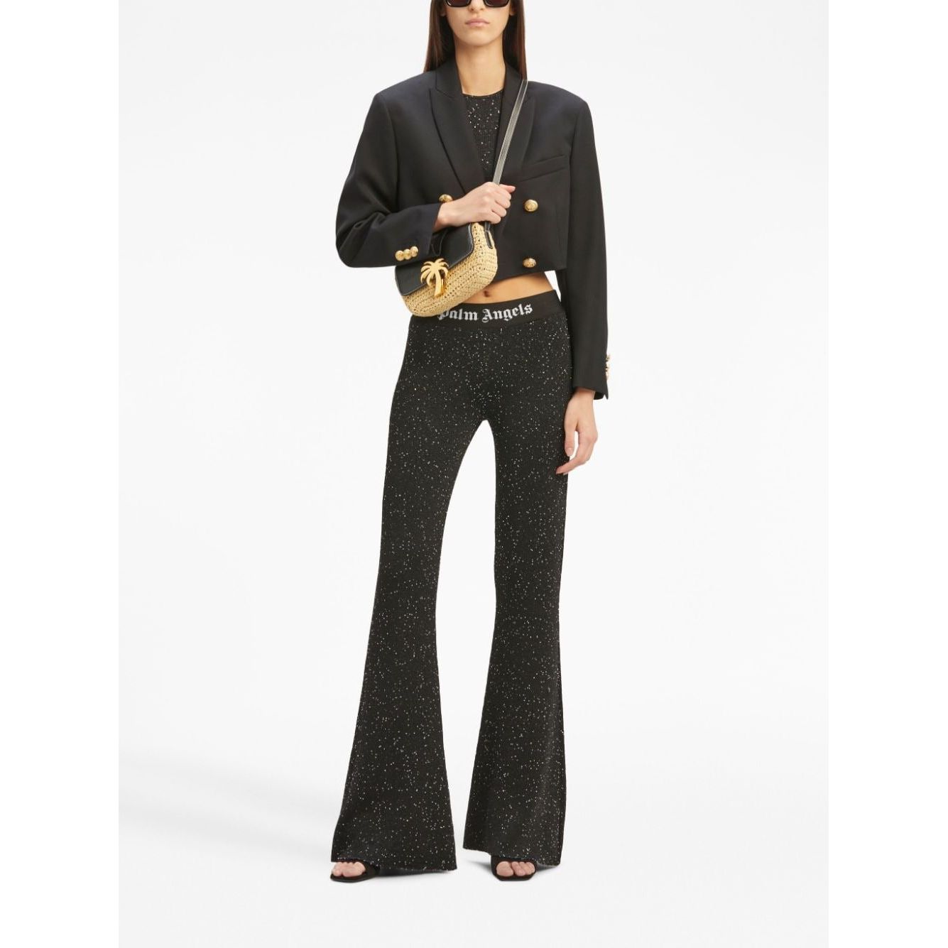 Palm Angels Jackets Black PWEN032E23FAB0011076