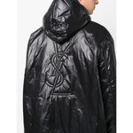 Saint Laurent Cassandre logo-embossed hooded raincoat 758264Y5F651000