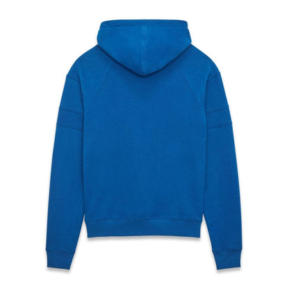Saint Laurent logo-embroidered cotton hoodie Topwear
