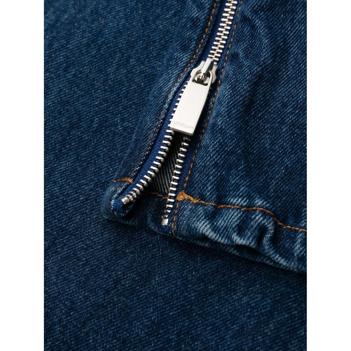 Off White High-waisted straight jeans OMYA177F23DEN0024400