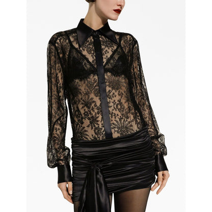 Dolce & Gabbana Semi-transparent shirt Shirts