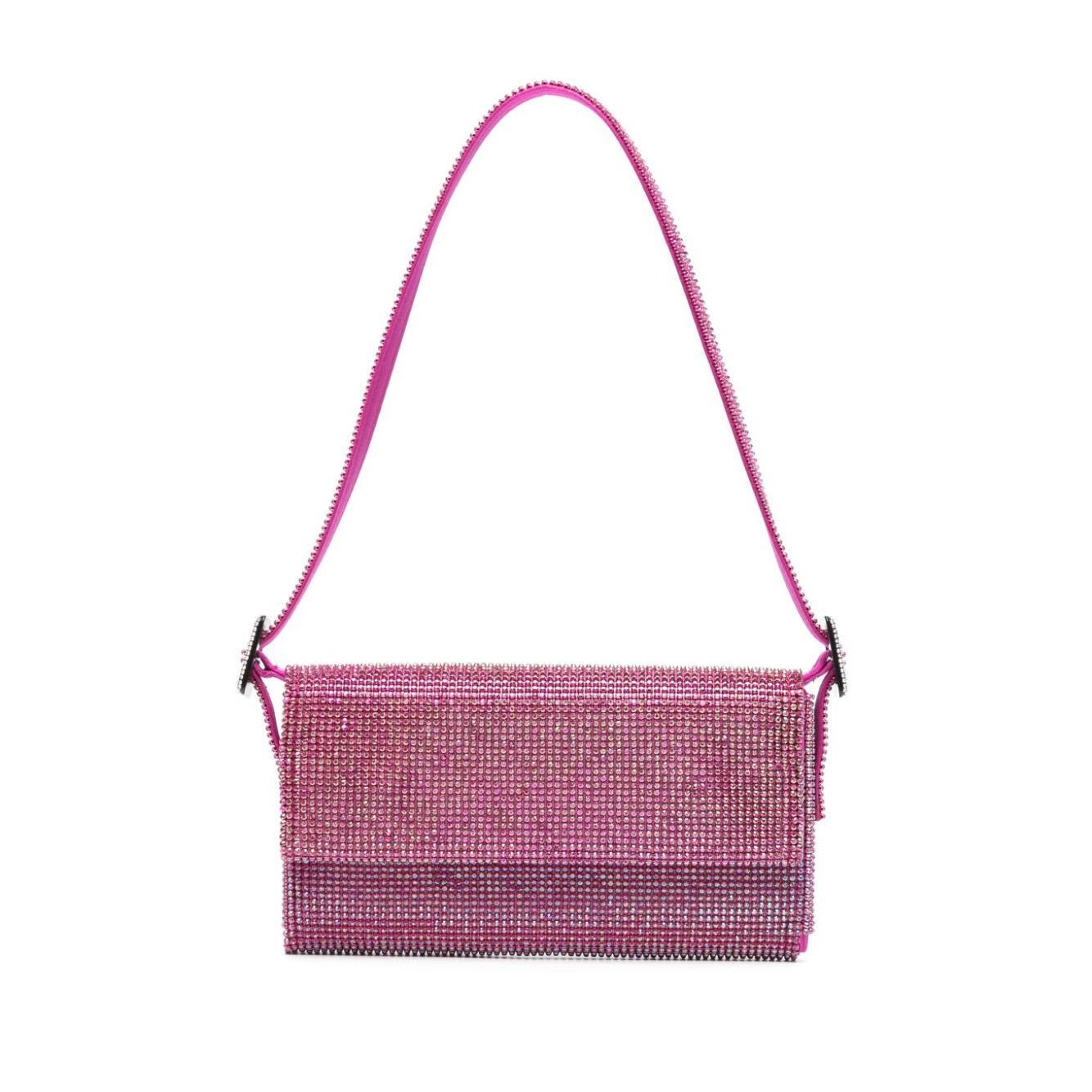 Front view with bag zipped and handles upright.