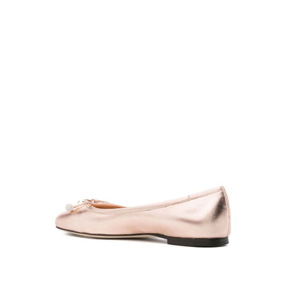 Jimmy Choo Elme metallic ballerina shoes