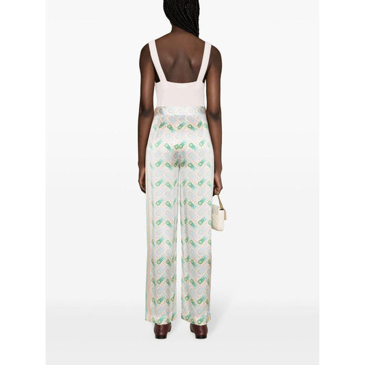 Casablanca Trousers White WPS24TR15201PINGPONGPRINT
