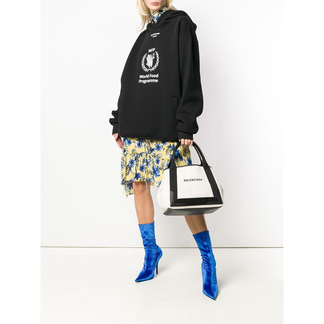 Balenciaga canvas tote with removable pouch 3399332HH3N9260